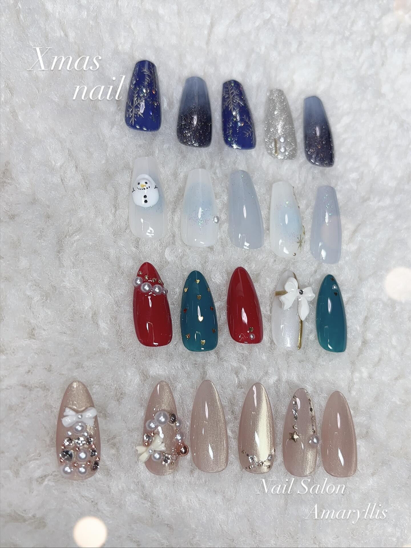 Xmas限定ネイル💅🎄❤️